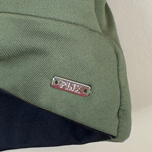 Pink active xlarge green / black nwot 15-1/2 p2p 15” waist with stretch - Picture 6 of 6